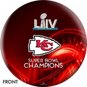 Bowling Balls - OTB 2019 Super Bowl LIV Champions Kansas City Chiefs Red