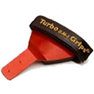 Turbo 2-N-1 Grips Bulldog Wrist Support Red Forward Attachment Left Handed Image For Bowling Accessories Product Page.