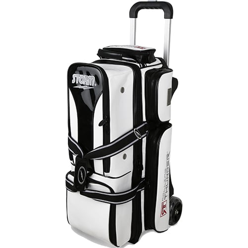 Storm 2-Ball Rolling Thunder Signature Double Roller Bowling Bag White/Blue  