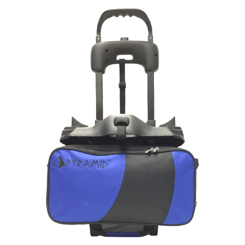 Pyramid Path Deluxe Single Roller Bowling Bag (Black/Royal Blue) 
