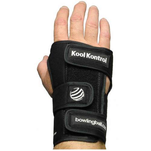 Small Medium and  Large Bowlers Bowling Wrist Support DARK BLUE Right Hand Glove 