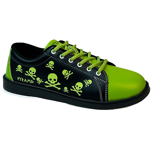 Pyramid Mens Skull Green//Black Bowling Shoes