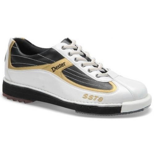 Dexter Mens SST 8 White/Black/Gold 