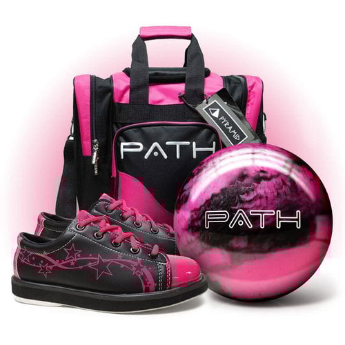 pink bowling shoes