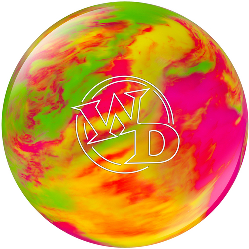 Columbia 300 White Dot Pink Black Bowling Ball 