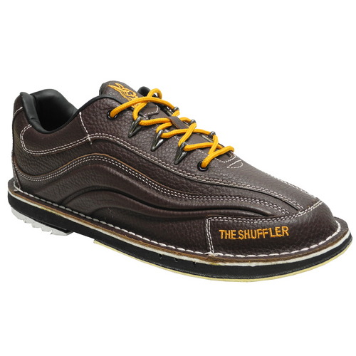 Dyno-Thane Men's The Shuffler Brown/Brown Left Handed Bowling Shoes FREE  SHIPPING