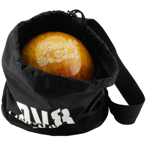 DV8 Polyester 14 LB Bowling Ball New Just Black With Free Bowling Bag! 