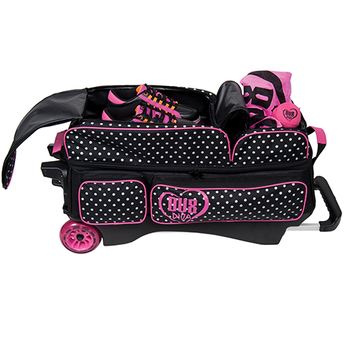 Dv8 Diva Triple Roller Dots Bowling Bags Free Shipping