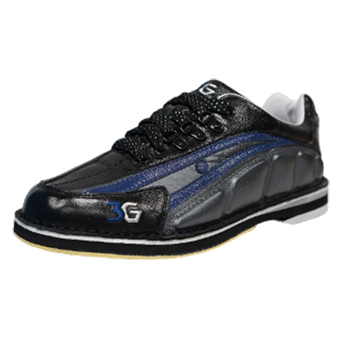 3G Bowling Men's Tour Ultra Blue/Black/Metallic Right Handed Bowling Shoes  FREE SHIPPING