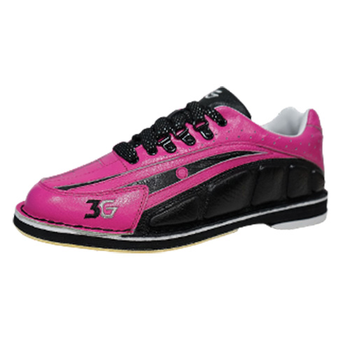 3G Bowling Women's Tour Ultra Pink/Black Right Handed Bowling Shoes FREE  SHIPPING