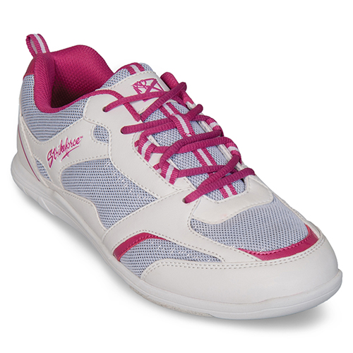 KR Strikeforce Spirit Lite White/Pink Womens Bowling Shoes Size 8 