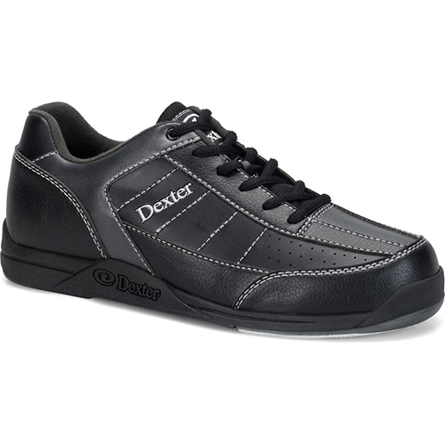 New Dexter Men's Ricky III Black/Alloy Bowling Shoes Size 7 WIDE 