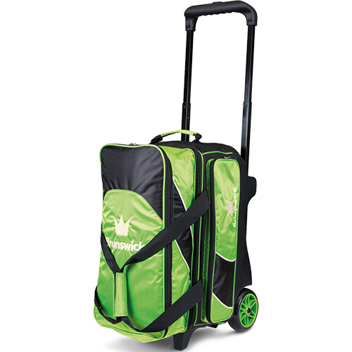 Brunswick Edge Lime Green 2 Ball Roller Bowling Bag Brunswick Edge Lime Green 2 Ball Roller Bowling Bag