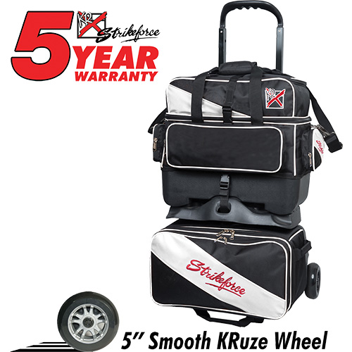 KR Cruiser Pink Black 1 Ball Roller Bowling Bag FAST SHIPPING 