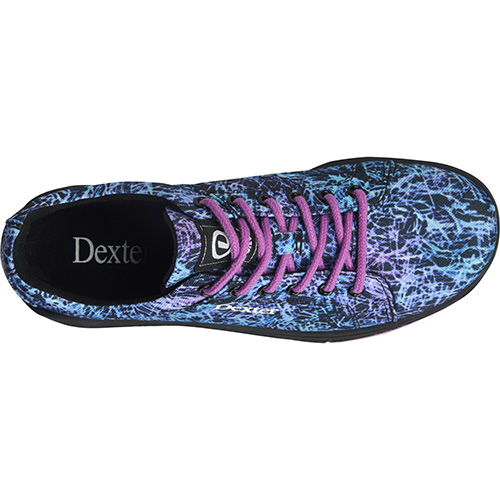 Dexter Womens Ultra Black Abstract Bowling Shoes 12 M US 