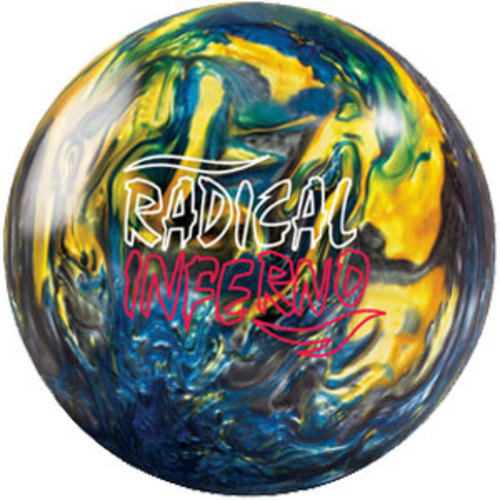 Details about / 13 lb Brunswick Vintage Radical Inferno Bowling Ball Colorful RARE GYM41133