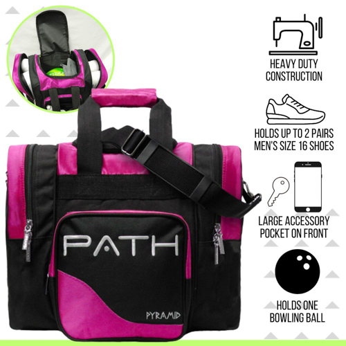 Pyramid Path Pro Deluxe Single Tote Bowling Bag - Picture 17 of 84