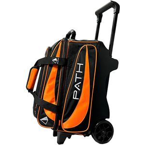 Pyramid Path Premium Deluxe Double Roller Black Orange Bowling Bags Click Here To View Larger Image