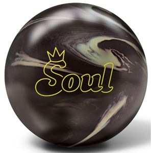 Bowling Ball Brunswick Soul Black Smoke Solid 15 lbs Reaktiv Strikeball 