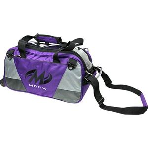MOTIV 2 Ball Tote Bowling Bag With Tow Wheels & Shoulder Strap Color Blue for sale online 