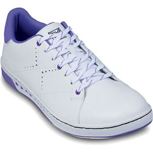 KR Strikeforce Gem White/Purple Womens Bowling Shoes Size 8 