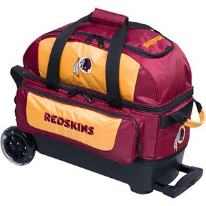 KR Washington Redskins  2 Ball Double Roller Bowling Bag with Shoe Pocket 