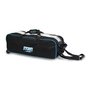 TWO Brunswick Crown 3 Ball Tote Bag One With Shoe Pocket Color Black/Blue 
