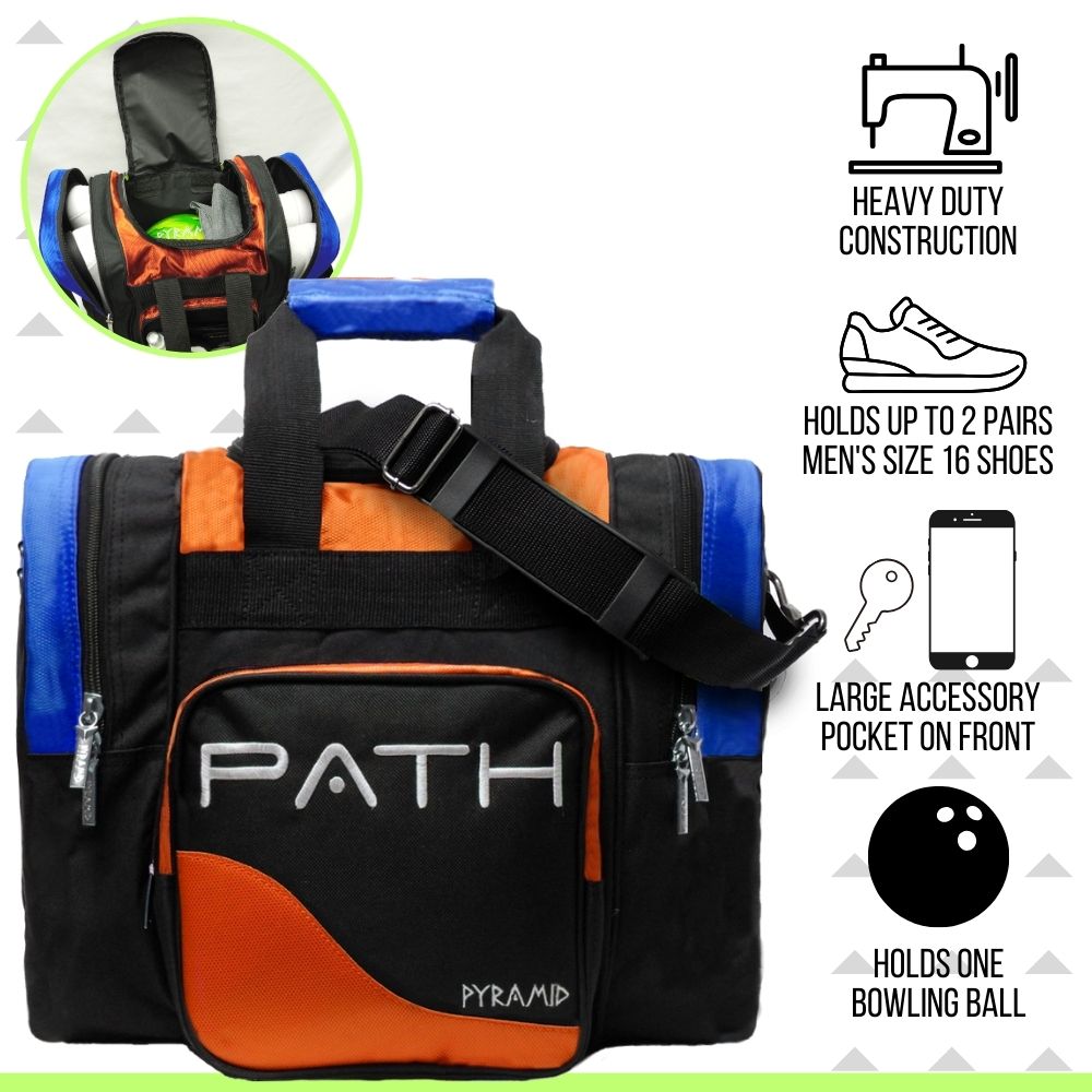 Pyramid Path Pro Deluxe Single Tote Bowling Bag - Picture 70 of 84