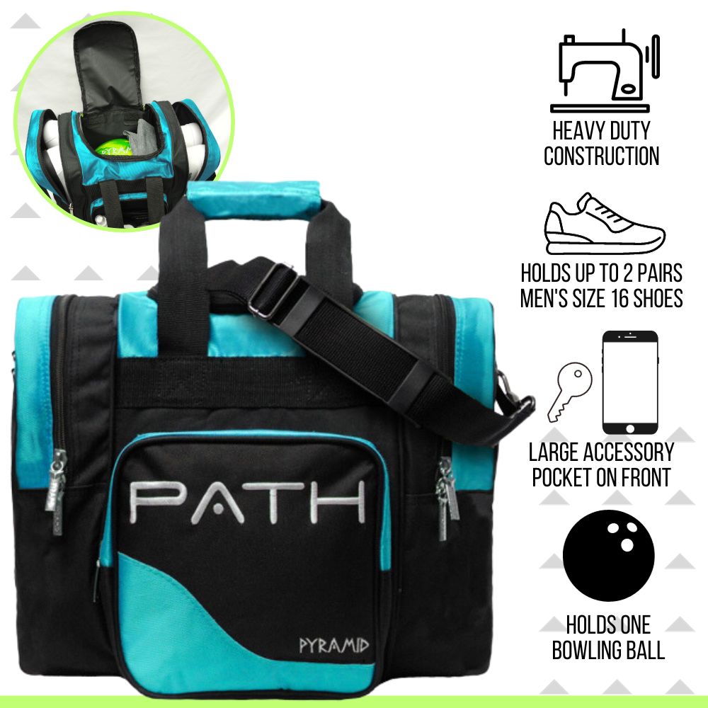 Pyramid Path Pro Deluxe Single Tote Bowling Bag - Picture 25 of 84