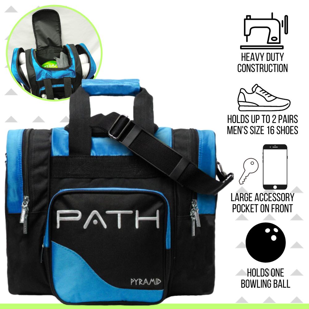 Pyramid Path Pro Deluxe Single Tote Bowling Bag - Picture 6 of 84