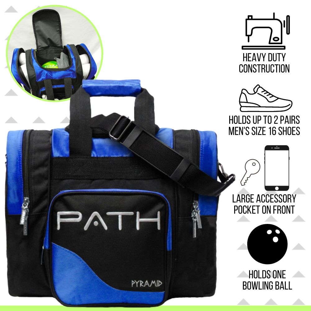 Pyramid Path Pro Deluxe Single Tote Bowling Bag - Picture 46 of 84