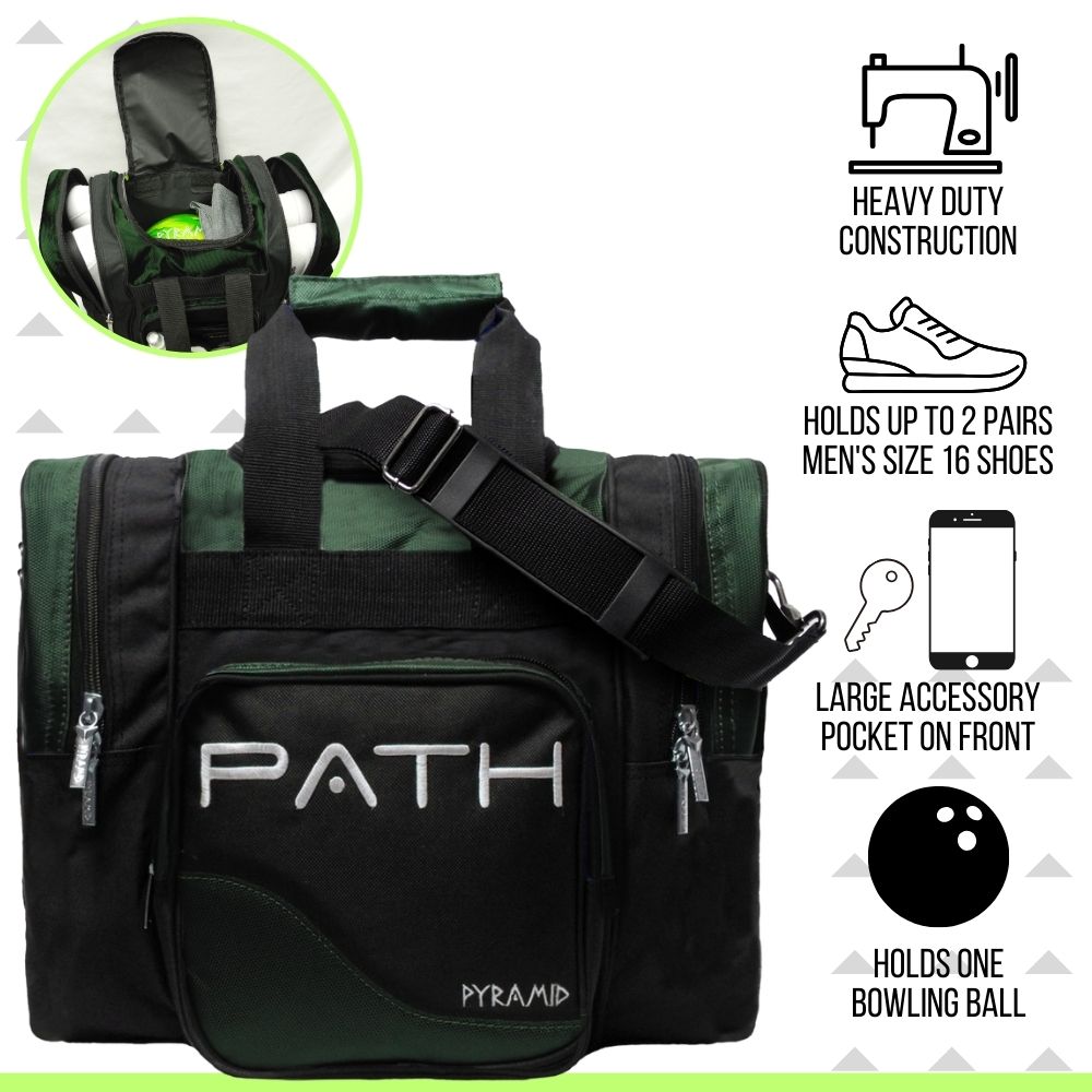 Pyramid Path Pro Deluxe Single Tote Bowling Bag - Picture 21 of 84