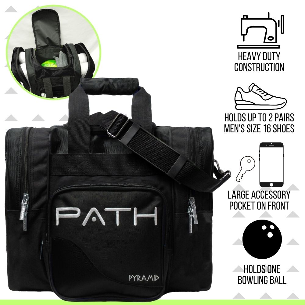 Pyramid Path Pro Deluxe Single Tote Bowling Bag - Picture 9 of 84