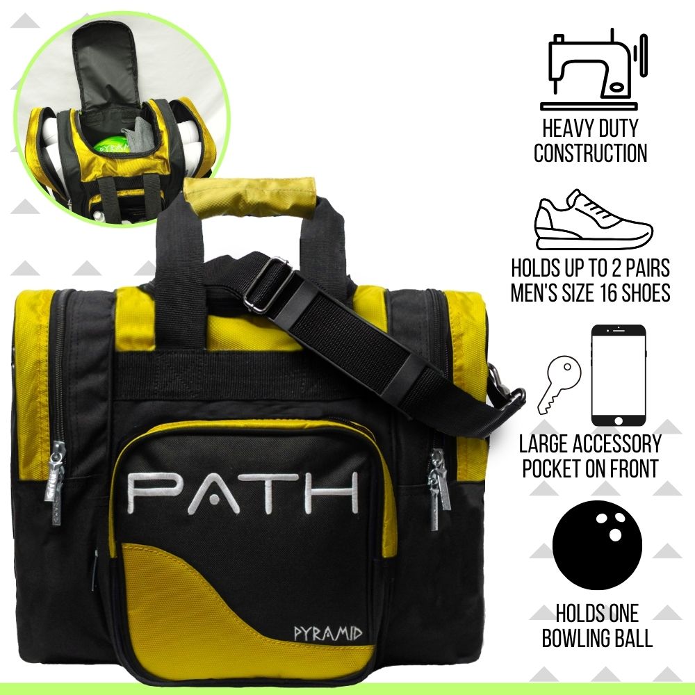 Pyramid Path Pro Deluxe Single Tote Bowling Bag - Picture 54 of 84