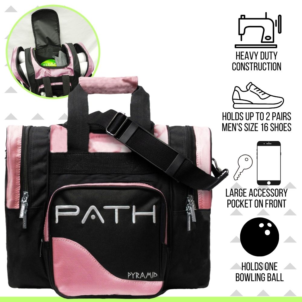 Pyramid Path Pro Deluxe Single Tote Bowling Bag - Picture 34 of 84