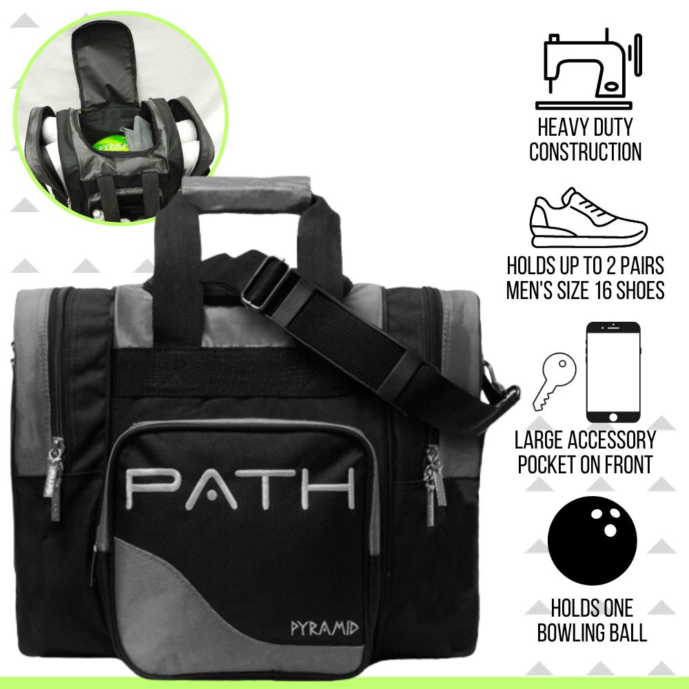 Pyramid Path Pro Deluxe Single Tote Bowling Bag - Picture 50 of 84